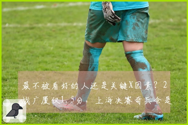 最不被看好的人还是关键X因素?2战广厦仅1.5分,上海决赛奇兵会是他?